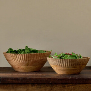 Nkuku Gavivi Mango Wood Bowl Small